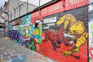 La ruelle aux graffitis - Werregarenstraat 02