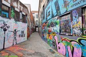 La ruelle aux graffitis - Werregarenstraat 06