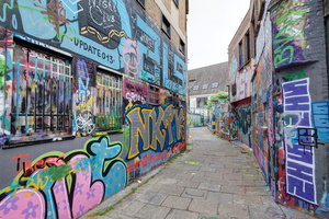La ruelle aux graffitis - Werregarenstraat 07