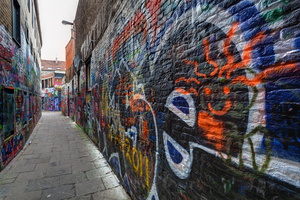 La ruelle aux graffitis - Werregarenstraat 09