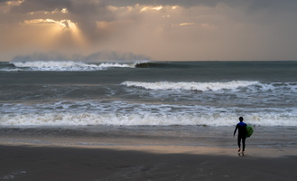 Surfeur à Viareggio