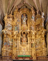 Prades - Le Retable de l'église Saint-Pierre - Pyrénées Orientales