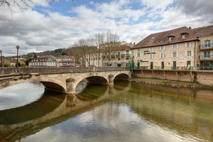 Figeac - Le Pont Gambetta sur le Célé