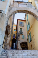 Menton - Ruelle vers les rampes Saint-Michel
